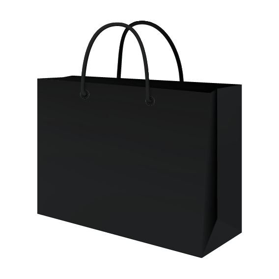 40X13X45CM BLACK LUXURY